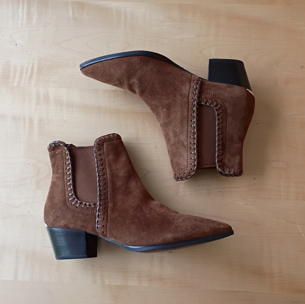 Michael Kors Collection Presley Suede Booties